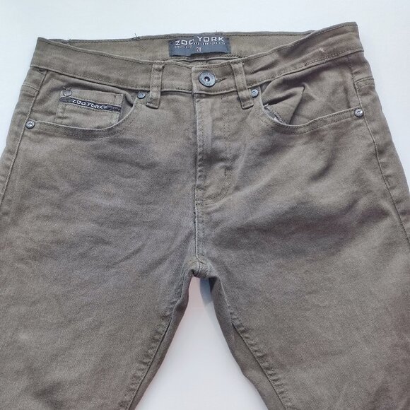 Zoo York jeans slim fit straight army green men's size 28 - Picture 2 of 12